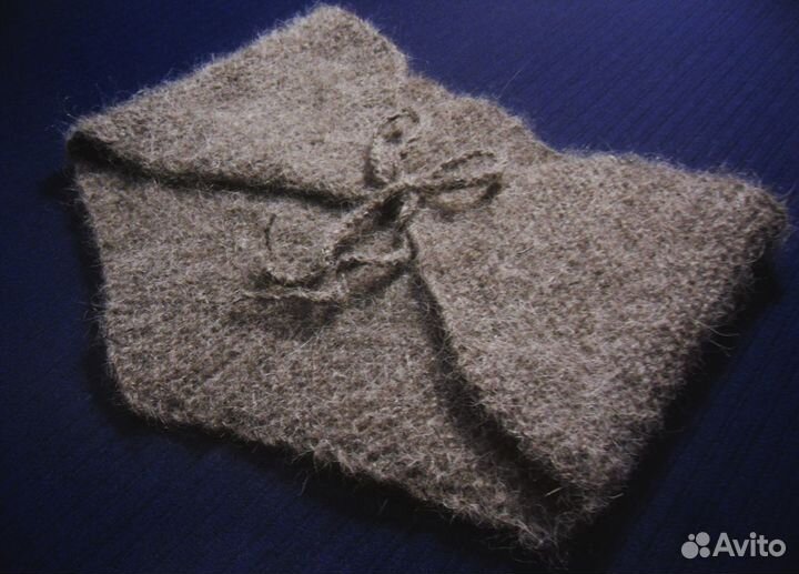 Пояс из собачьей шерсти на завязках Микс