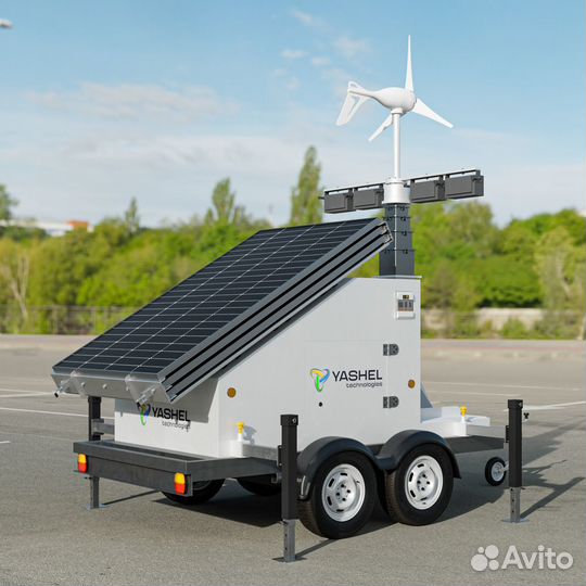 Передвижная электростанция ветро-солнечная