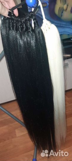 Хвост волосы на резинке