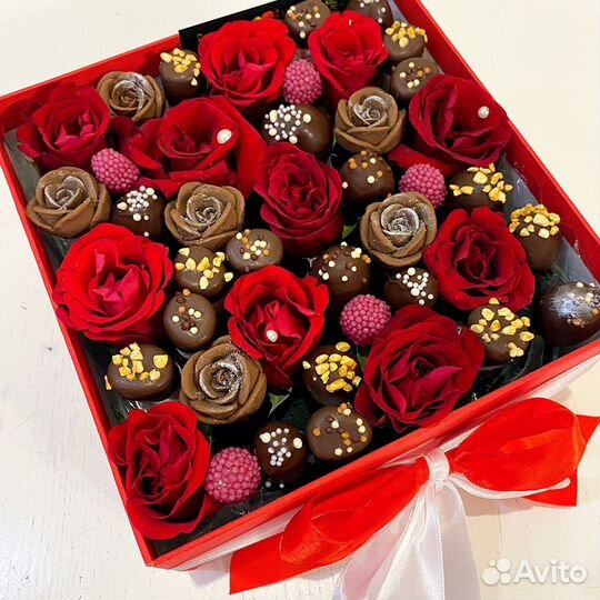 Клубничные букеты