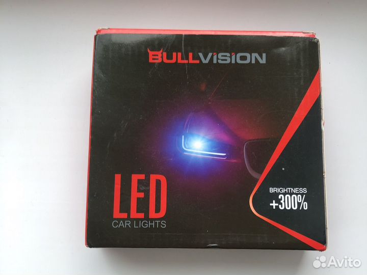 Led лампы H9 6000K холодный белый свет