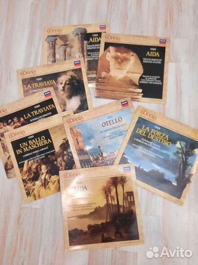 Коллекция виниловых пластинок Giuseppe Verdi