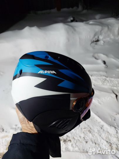 Шлем горнолыжный детский alpina