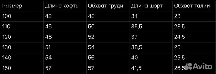 Костюм детский