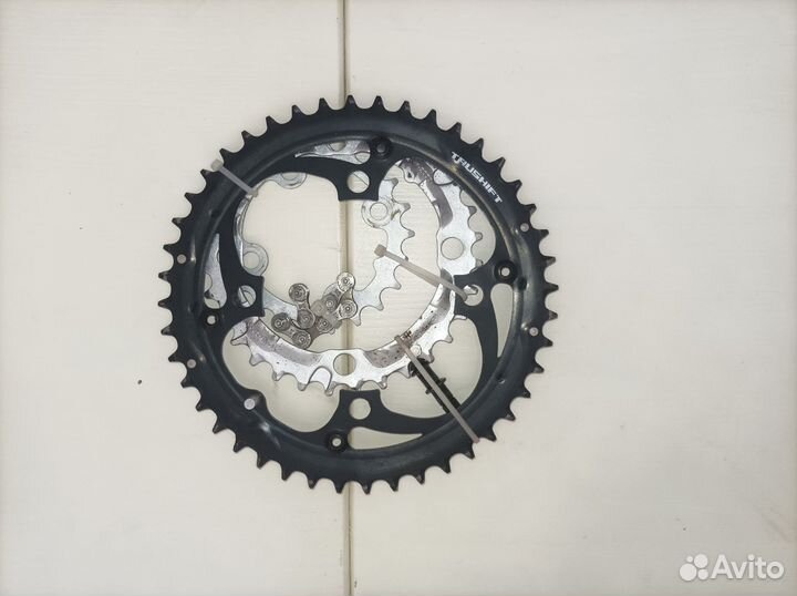 Детали трансмиссии Shimano, Truvativ, Sram