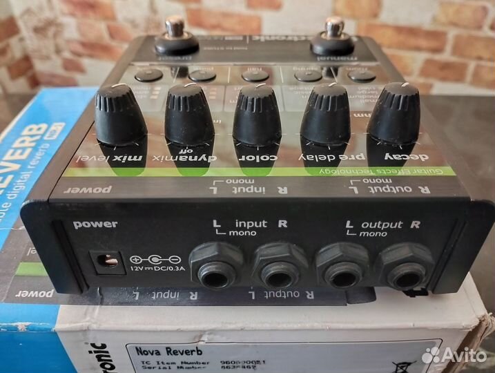 Гитарный эффект - TC Electronics Nova Reverb NR-1