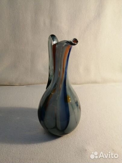 Цветное стекло СССР Кувшин