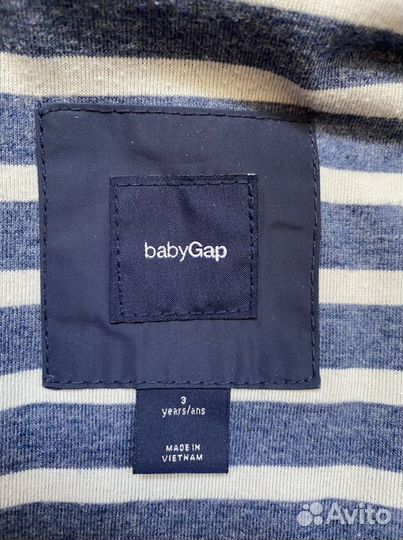 Плащ тренч детский GAP на мальчика размер 98