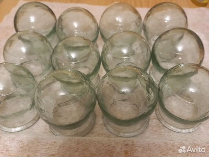 Банки стеклянные для спины