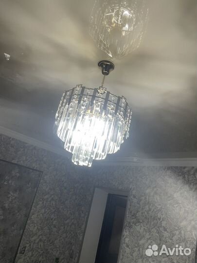 Люстра потолочная подвесная бу