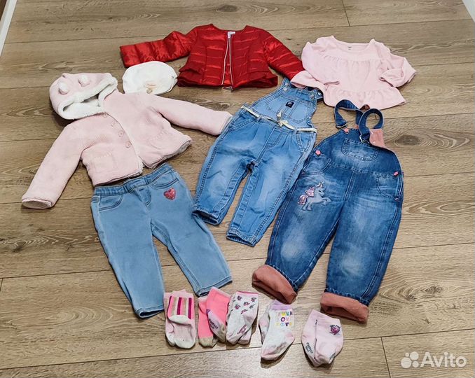 Одежда для девочки пакетом 84-92 Carters Mayoral