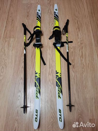 Беговые лыжи детские STC рост 110