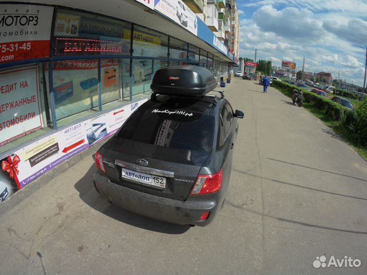 Багажник бокс на крышу Subaru Impreza седан 2008
