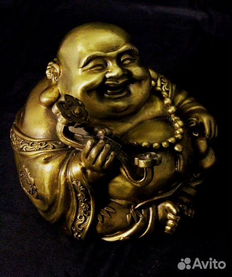 Будда Хотэй - Китайская статуэтка из Бронзы ru*254