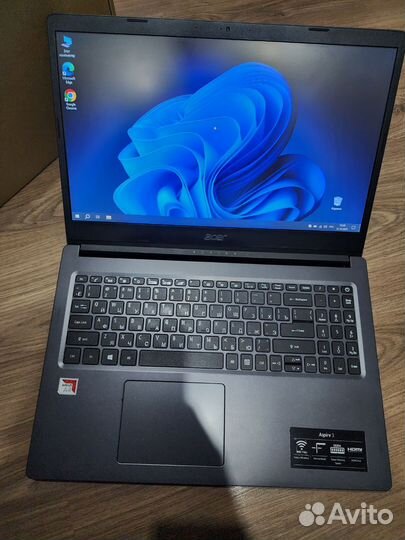 Acer Aspire 3, amd a4-9120e, озу 8гб, ssd 120гб