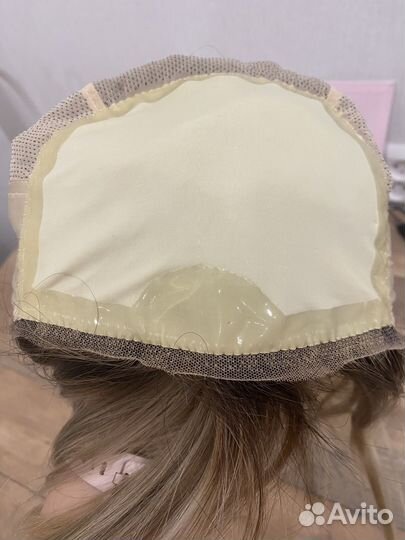 Парик полусистема Clip hair блонд