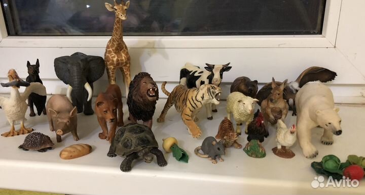 Животные papo, collecta, schleich