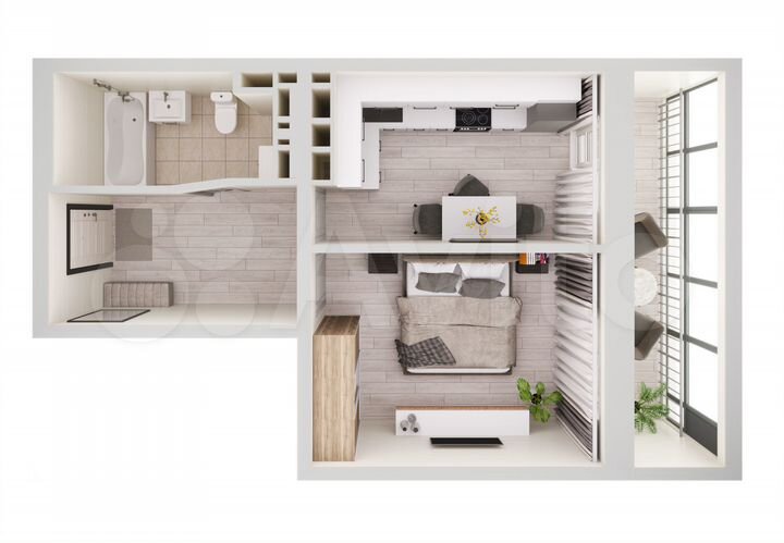 1-к. квартира, 39,9 м², 18/18 эт.