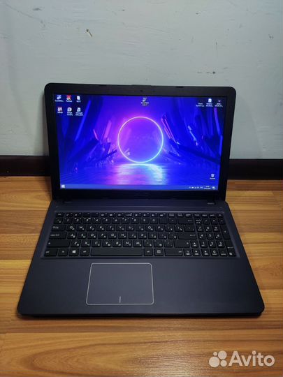 Asus 4 ядра/ddr4 4гб/500гб/geforce mx110 ddr5 2гб