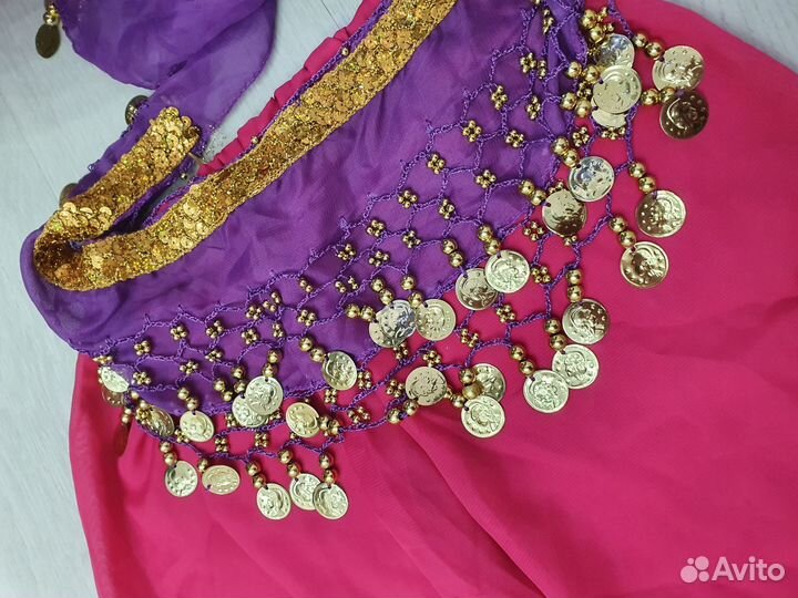 Костюм и атрибуты для восточных танцев р.134