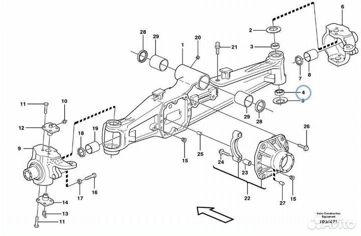 045159 (45159) Подшипник шкворня сферический