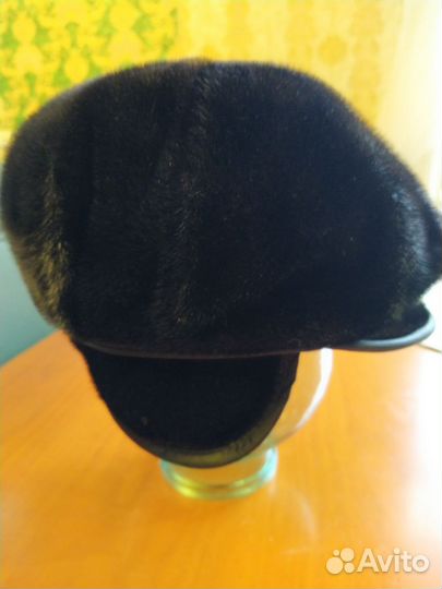 Меховая мужская кепка 58