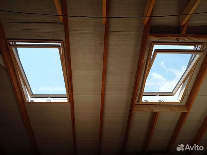 Установка мансардных окон