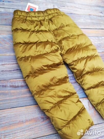 Утеплённые балоневые штаны новые