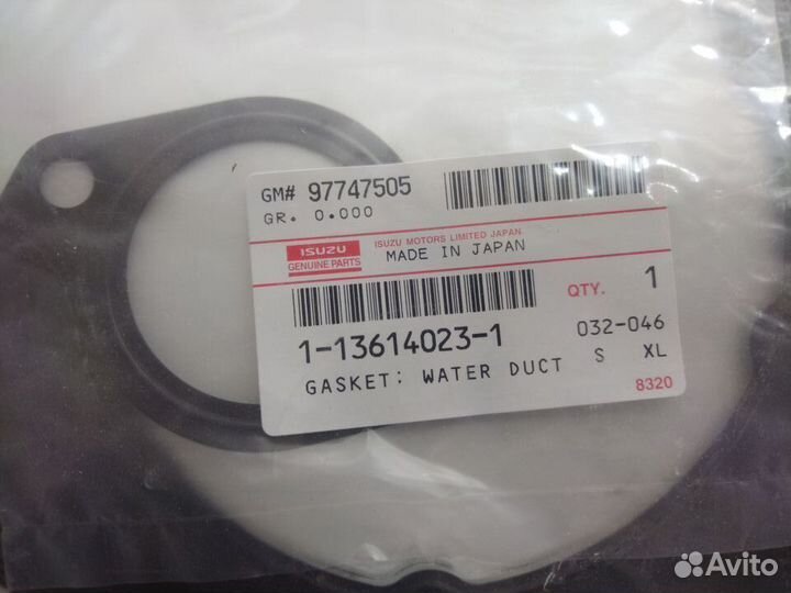 Водяное уплотнение isuzu