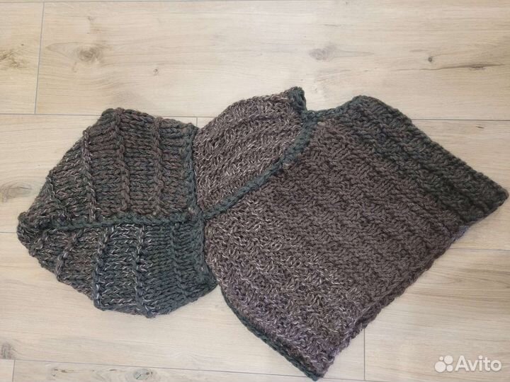 Женский шарф, хомут с капюшоном, капор