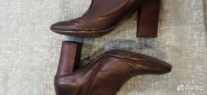 Женские полусапожки кожа