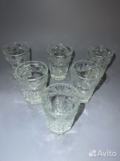 Стопки хрустальные СССР