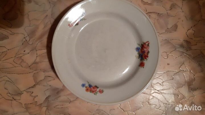 Тарелки фаянс б/у для супа и горячего