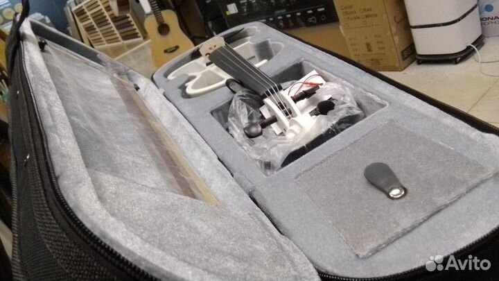 Электроскрипка, белая, Foix (Новая)