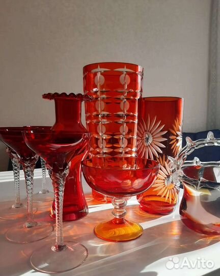 Винтажные вазы, фужеры, корзинки СССР