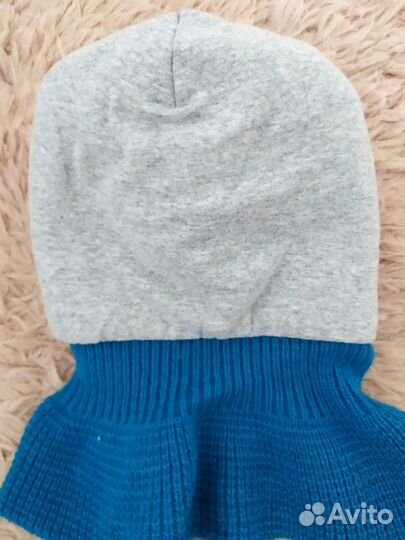 Зимняя шапка для мальчика, 44-46