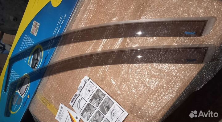 Дефлекторы боковых окон ford fiesta mk6 3d 08-13