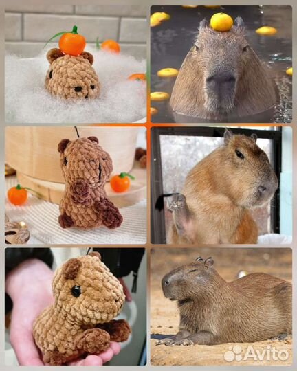 Капибара брелок