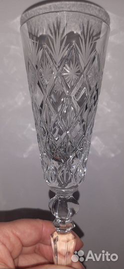 Фужеры хрустальные СССР 22см