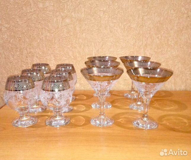 Фужеры, стаканы, стопки