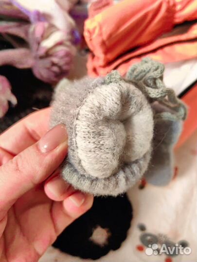 Шапка и варежки для девочки