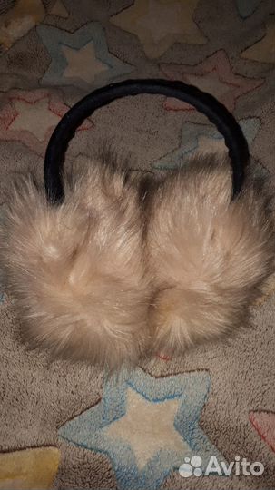Зимние меховые наушники