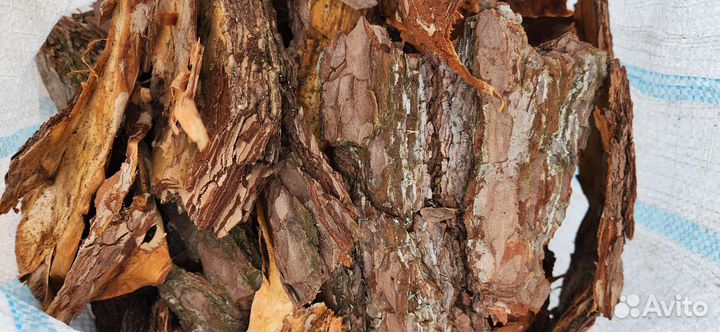 Кора сосны мульча