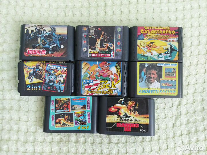 Картриджи для Сеги