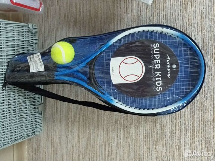 Ракетки для большого тенниса с мячом, детские