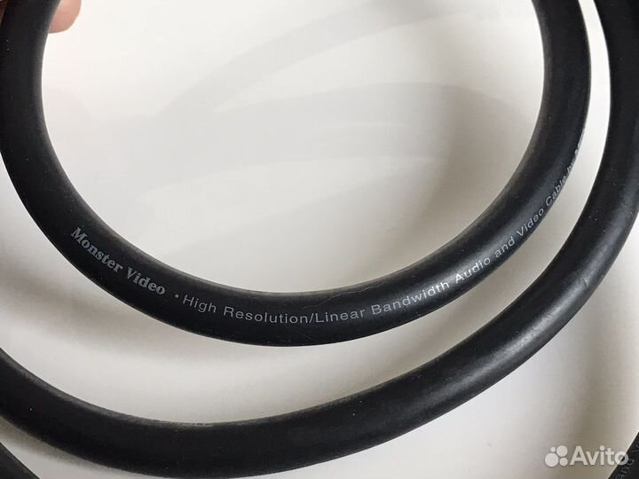 Monster cable, кабель Scart - AV RCA