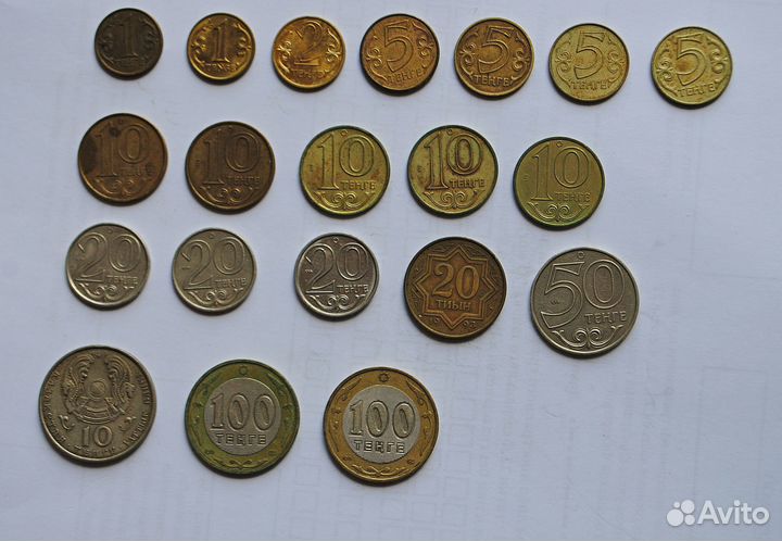 Монеты Казахстана, Украины