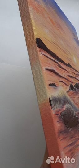 Картина акрилом на холсте Море