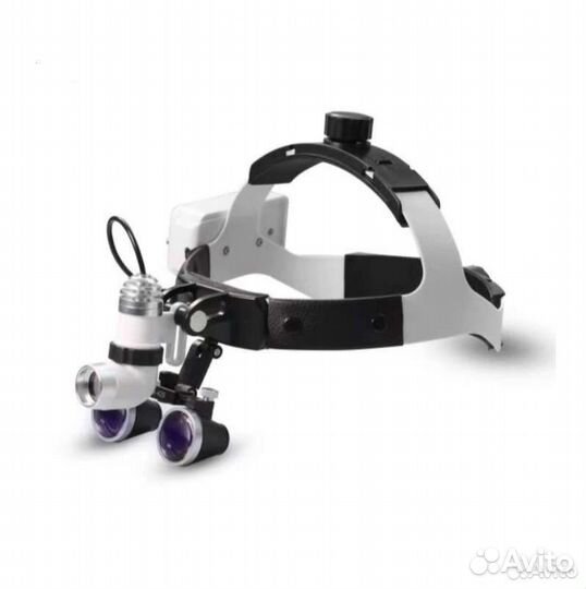 Налобный осветитель с бинокулярами
