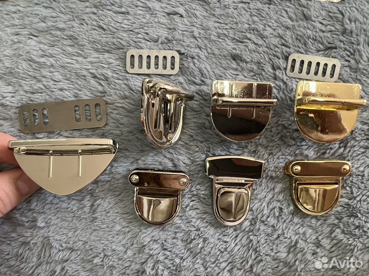 Фурнитура для сумок, карабины, замки, кольца